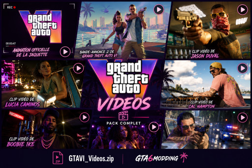 Pack Vidéos GTA VI