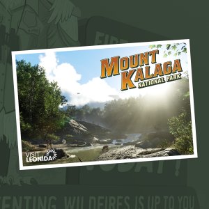 Mount Kalaga National Park Postcard Portrait