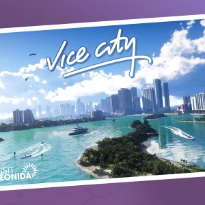 Vice City Postcard Landscape