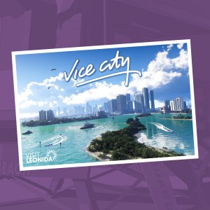 Vice City Postcard Portrait