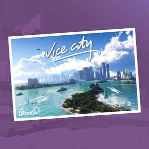 Vice City Postcard Square