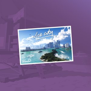 Vice City Postcard Tablet