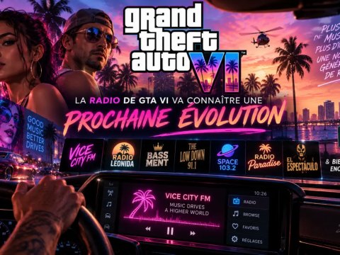 GTA VI The Album Radio Illustration